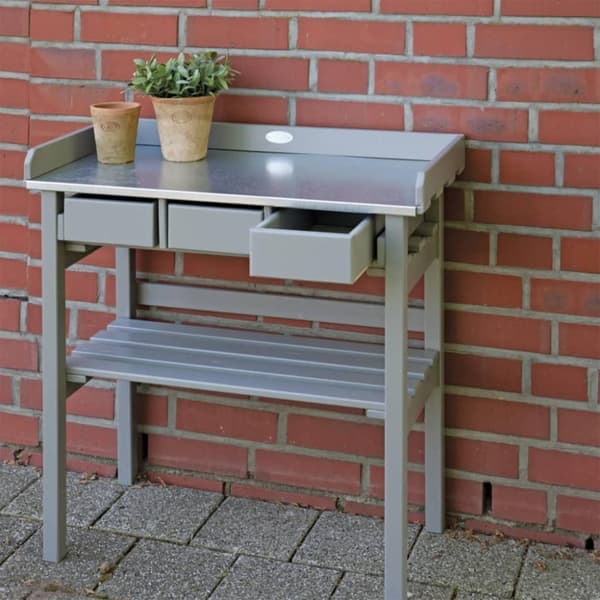 Esschert Design plantebord CF29G grå