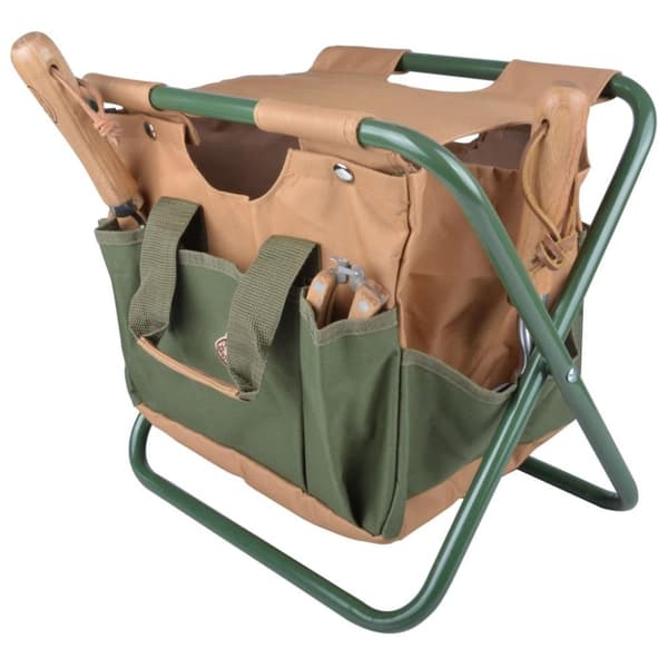 Esschert Design Verktygsväska och pall för trädgård GT01