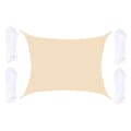 Miniatyrbillede 1 af 3: Solsejl 4 x 4 m - Beige