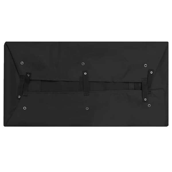 vidaXL foring til havevogn 81x41x21 cm stof sort