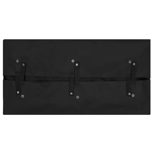 vidaXL Puutarhakärryn irtovuori musta 81x41x40 cm kangas