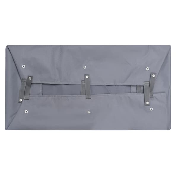vidaXL foring til havevogn 81x41x21 cm stof grå
