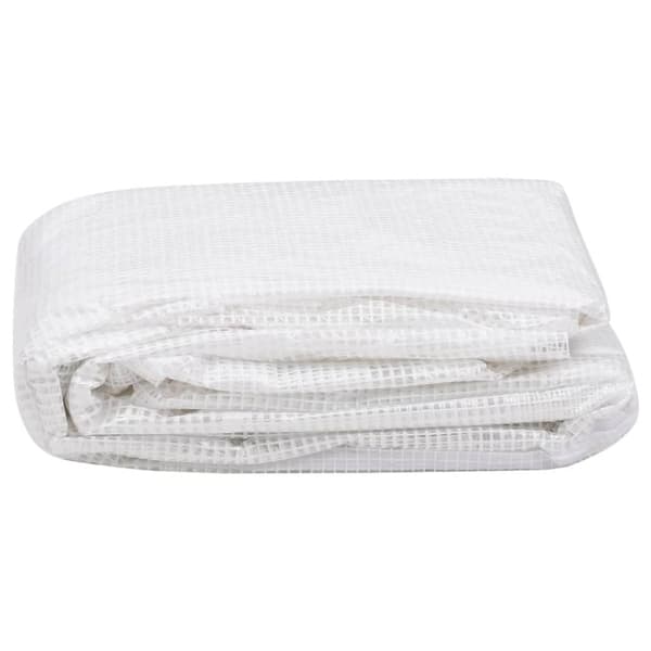 vidaXL Växthusöverdrag (18 m²) 3x6x2 m genomskinlig