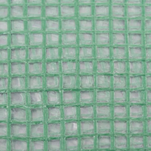 vidaXL Erstattningstrekk til drivhus (8 m²) 400x200x200 cm grønn