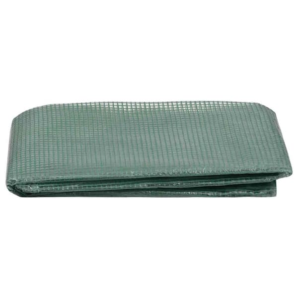 vidaXL Växthusöverdrag (0,5 m²) 50x100x190 cm grön