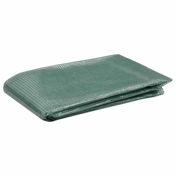 vidaXL Växthusöverdrag (0,5 m²) 50x100x190 cm grön
