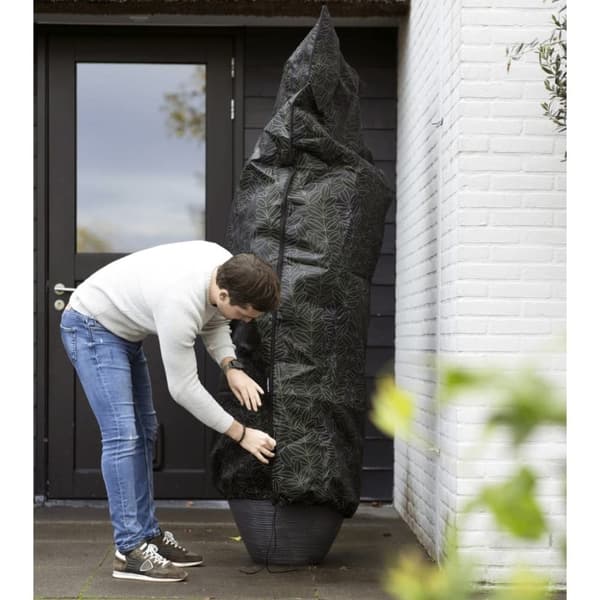 Capi Plantetrekk liten 75x150 cm svart og grønt trykk