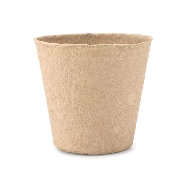 18-pak med runde fiberpotter til nem plantning og forkultivering