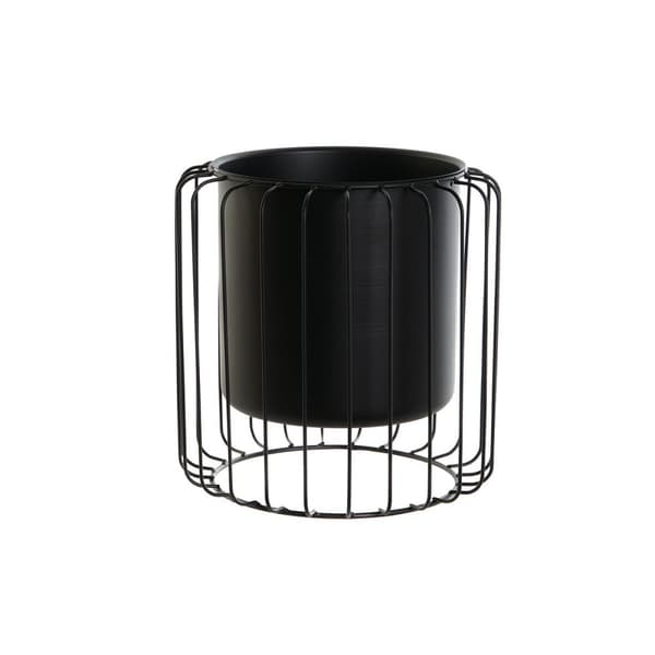 Kruka DKD Home Decor Svart Metall 26 x 26 x 26 cm