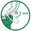 Miniatyrbillede 6 af 6: Nature frostdækkener 3 stk. 100x50 cm 50 g/m² fleece grøn