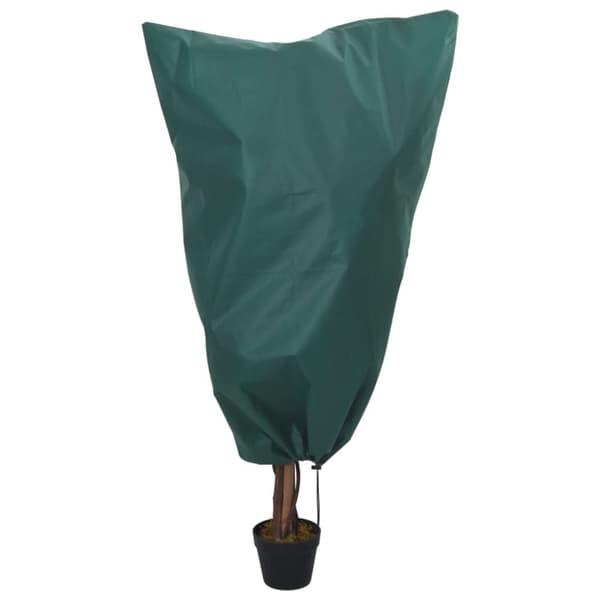 vidaXL Plantefleecetrekk med snor 4 stk 70 g/m² 0,8x0,8 m