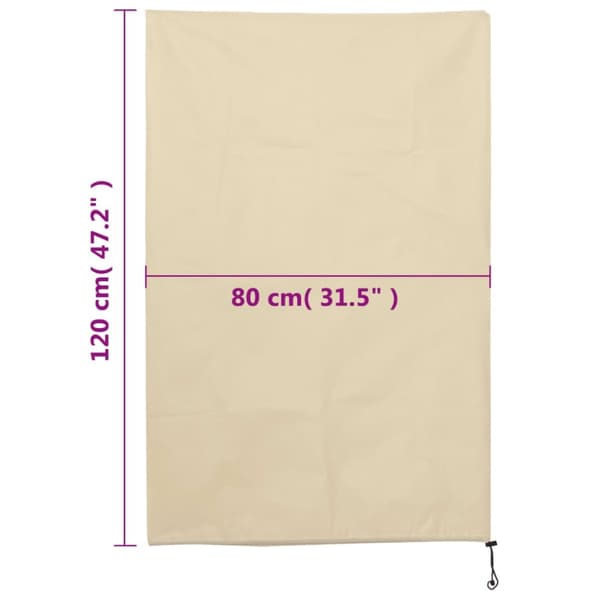 vidaXL plantebeskyttelse med snore 4 stk. 70 g/m² 0,8x1,2 m