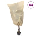 Miniatyrbillede 1 af 9: vidaXL plantebeskyttelse med snore 4 stk. 70 g/m² 0,8x1,2 m