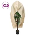 Miniatyrbillede 1 af 10: vidaXL plantebeskyttelse med lynlås 10 stk. 70 g/m² 2,36x2 m