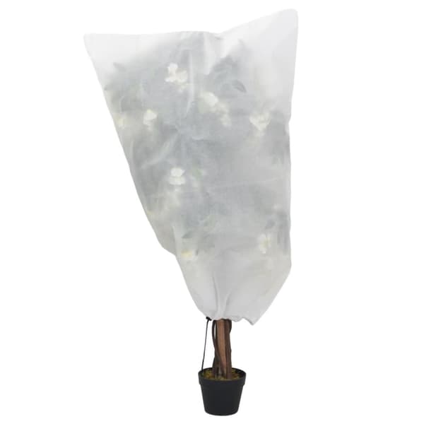 vidaXL plantebeskyttelse med snore 12 stk. 70 g/m² 0,8x1,2 m