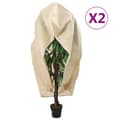 Miniatyrbillede 1 af 10: vidaXL plantebeskyttelse med lynlås 2 stk. 70 g/m² 2,36x2 m