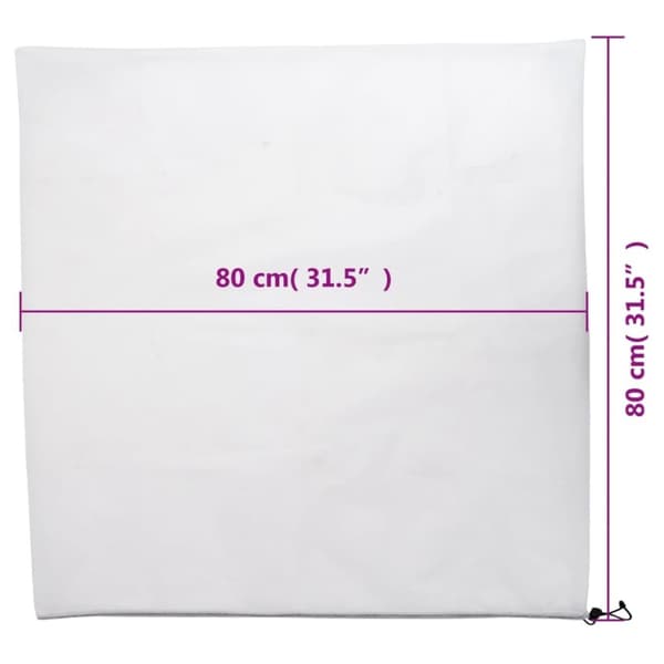 vidaXL plantebeskyttelse med snore 12 stk. 70 g/m² 0,8x0,8 m