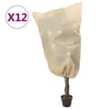 Miniatyrbillede 1 af 9: vidaXL plantebeskyttelse med snore 12 stk. 70 g/m² 0,8x1 m