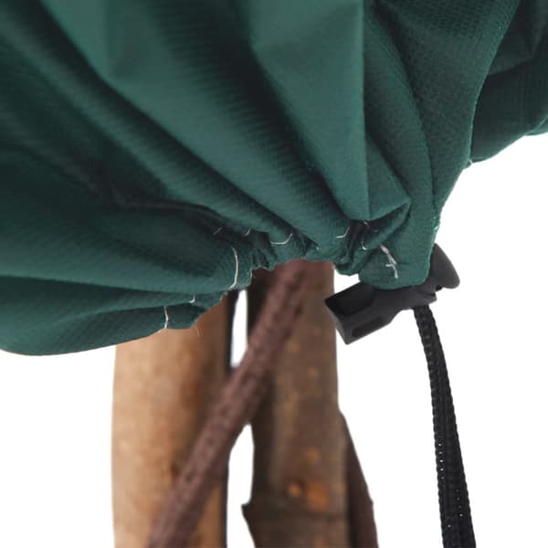 vidaXL Fiberdukar med dragsko 8 st 70 g/m² 0,8x1 m