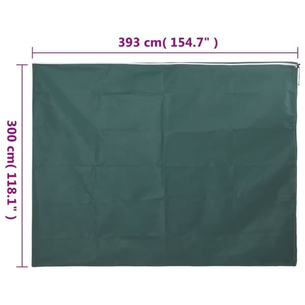 vidaXL Kasvien fleecepeite vetoketjulla 70 g/m² 3,93x3 m