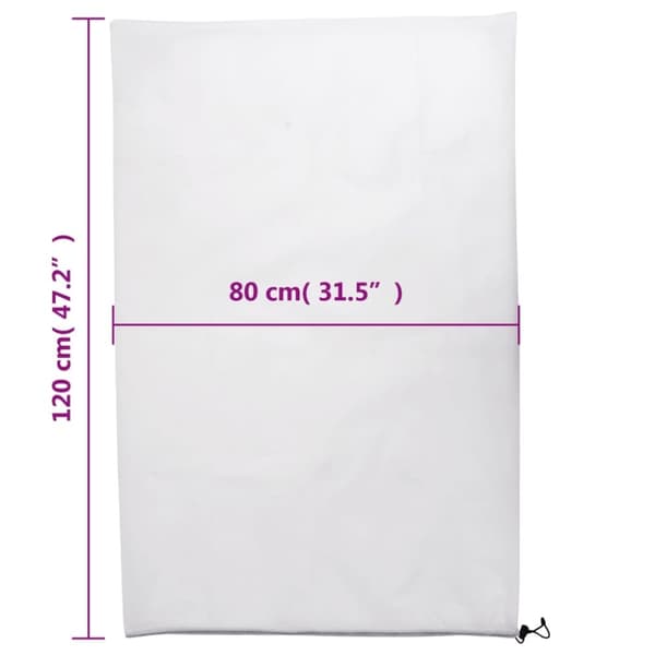 vidaXL plantebeskyttelse med snore 8 stk. 70 g/m² 0,8x1,2 m