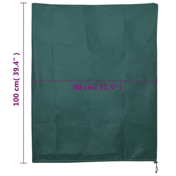vidaXL plantebeskyttelse med snore 8 stk. 70 g/m² 0,8x1 m