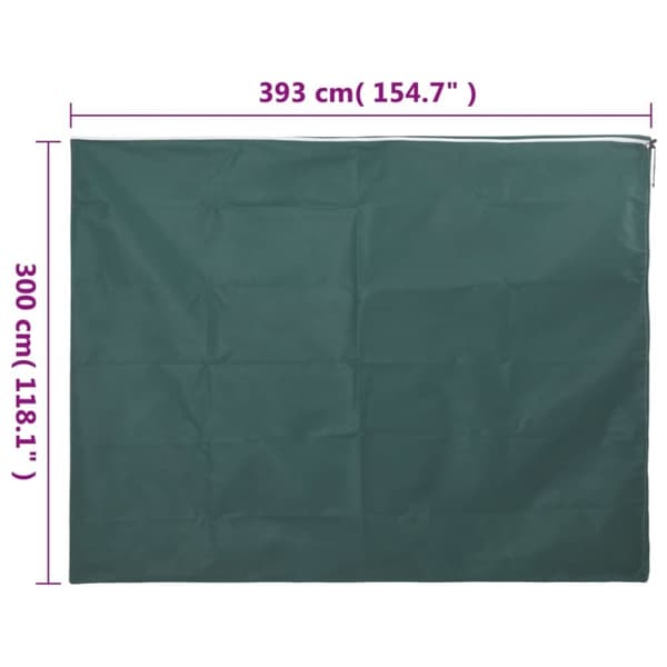 vidaXL Fiberdukar med blixtlås 2 st 70 g/m² 3,93x3 m