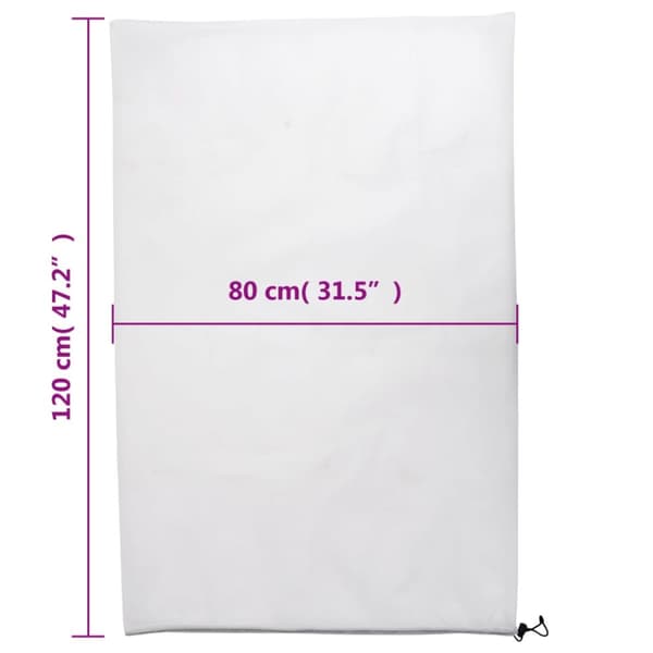 plantebeskyttelse med snore 12 stk. 70 g/m² 0,8x1,2 m