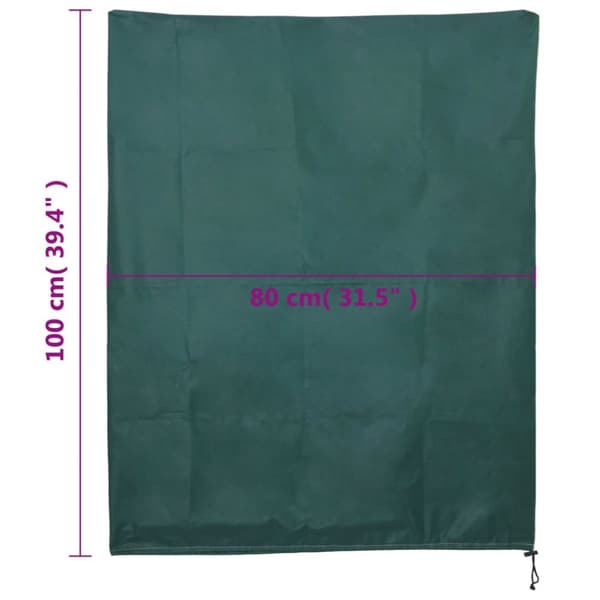 Fiberdukar med dragsko 4 st 70 g/m² 0,8x1 m