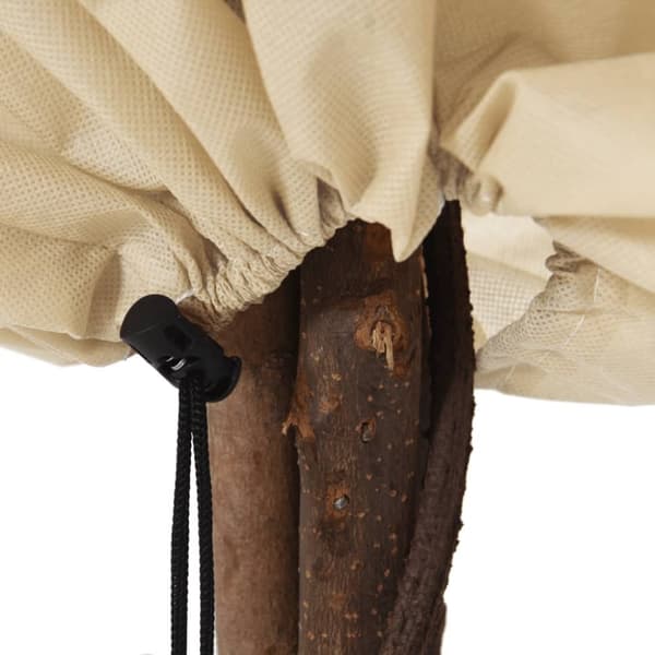 Fiberdukar med dragsko 4 st 70 g/m² 0,8x0,8 m