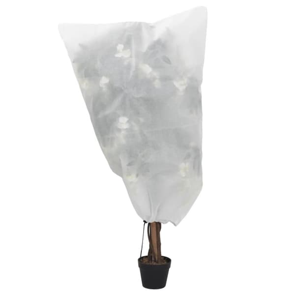 Fiberdukar med dragsko 8 st 70 g/m² 0,8x1 m