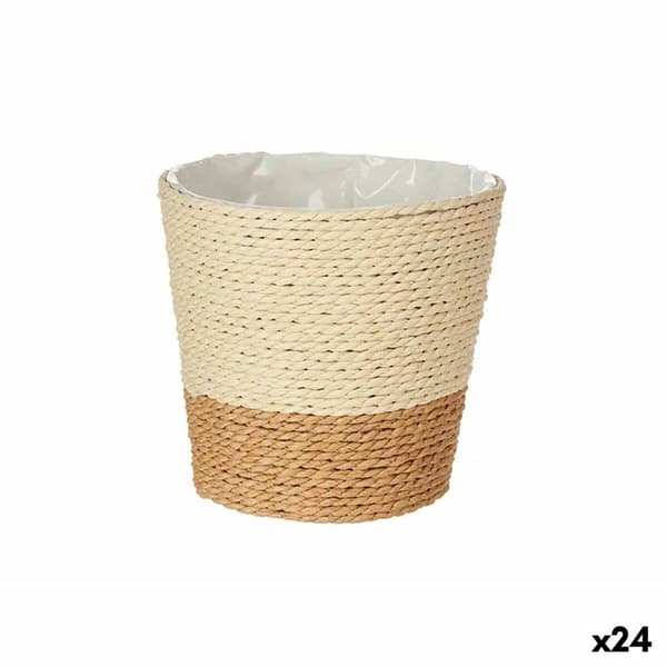 Urtepotte Ibergarden WY21-73 Brun Tov Plastik 14 x 12,5 x 14 cm (24 enheder)