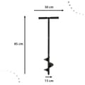 Miniatyrbillede 2 af 9: Bor Jordbor Haveplanter til plantning af planter Gravning Omplantning 85x15cm