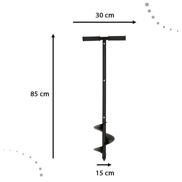 Bor Jordbor Haveplanter til plantning af planter Gravning Omplantning 85x15cm