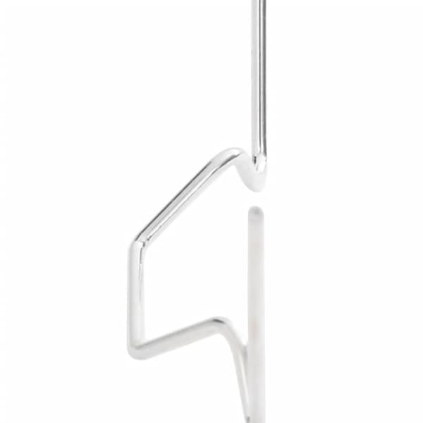 glasclips/flueben til drivhus 100 stk. W-type galvaniseret stål