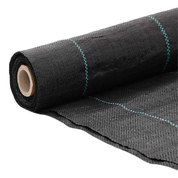 Ogräsmatta svart 2x50 m PP