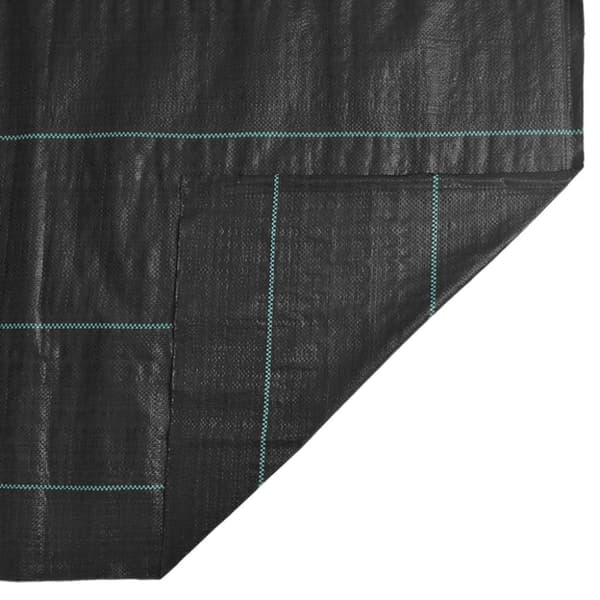 Ogräsmatta svart 2x50 m PP