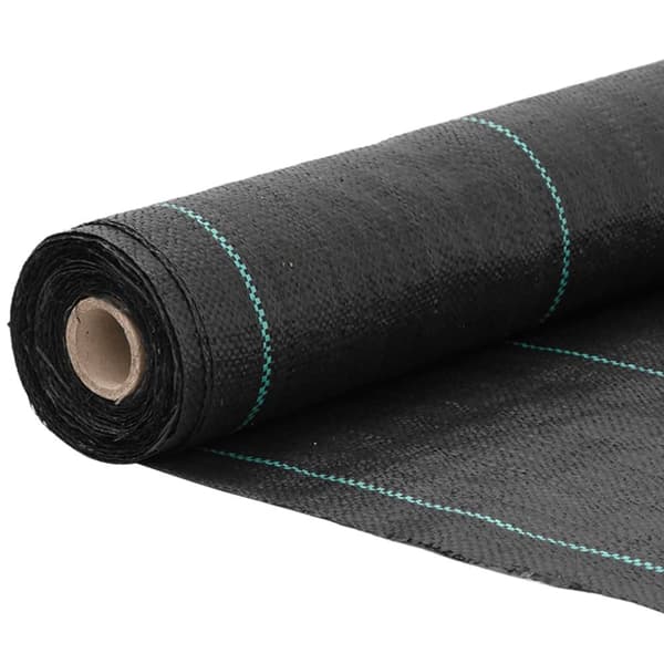 Ogräsmatta svart 1,5x25 m PP