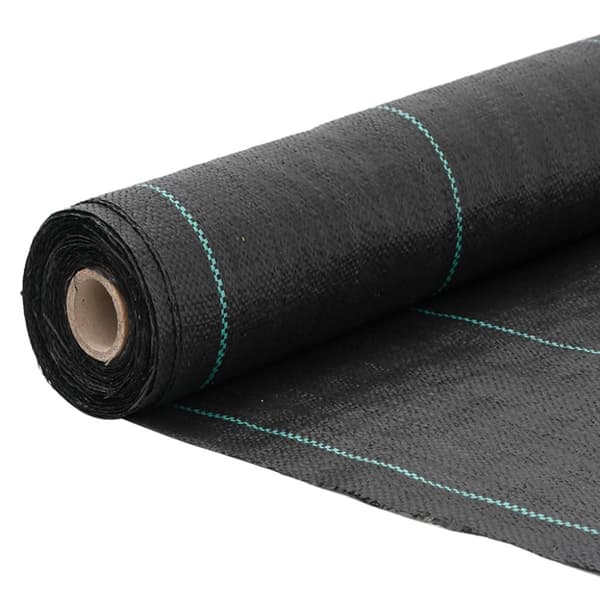 Ogräsmatta svart 1,5x10 m PP