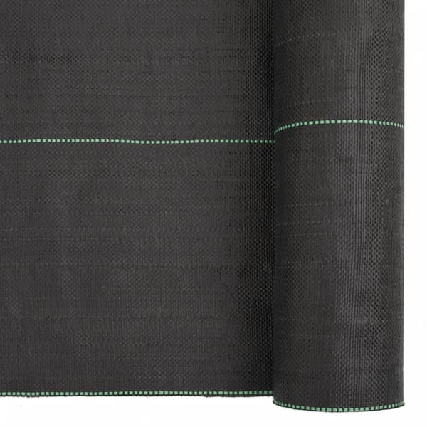 Ogräsmatta svart 1x10 m PP