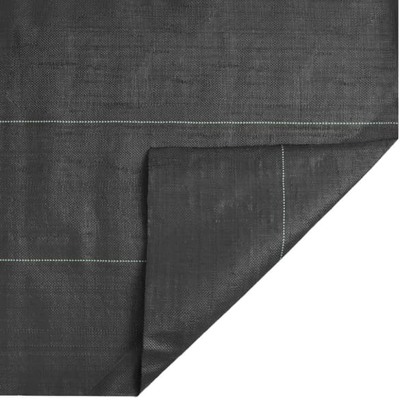 Ogräsmatta svart 1x10 m PP