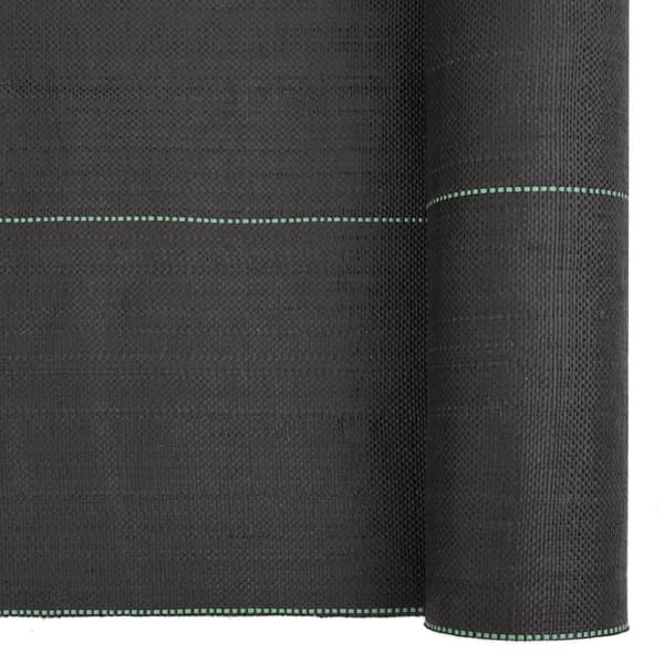 Ogräsmatta svart 1x50 m PP