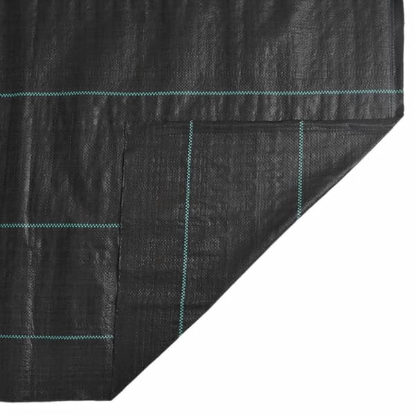 Ogräsmatta svart 1x10 m PP