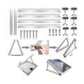 Miniatyrbilde 3 av 4: Stativ for solcellepaneler 71 cm - ett par