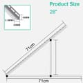 Miniatyrbilde 4 av 4: Stativ for solcellepaneler 71 cm - ett par