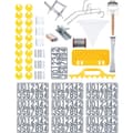 Pikkukuva 1 / 2: Sarja mehiläishoitotyökaluja, langankiristin, pesien hihnanumerot - 45 kpl.
