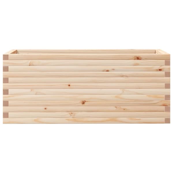 Odlingslåda 110x40x45,5 cm massivt furuträ