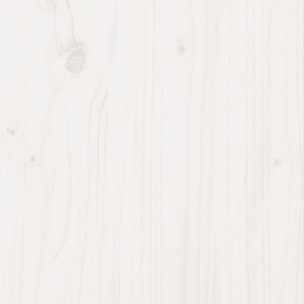 Odlingslådor vit 50x50x46 cm massiv furu