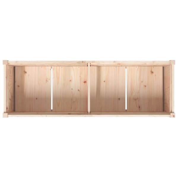 Odlingslåda 150x50x70 cm massiv furu