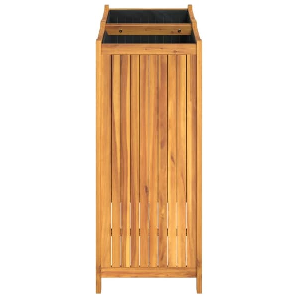 Odlingslåda med foder 84x42x100 cm massivt akaciaträ